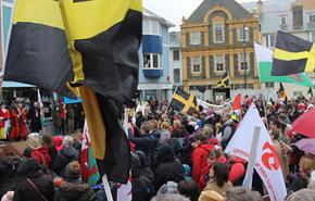 St David's Day Parade - Aberystwyth